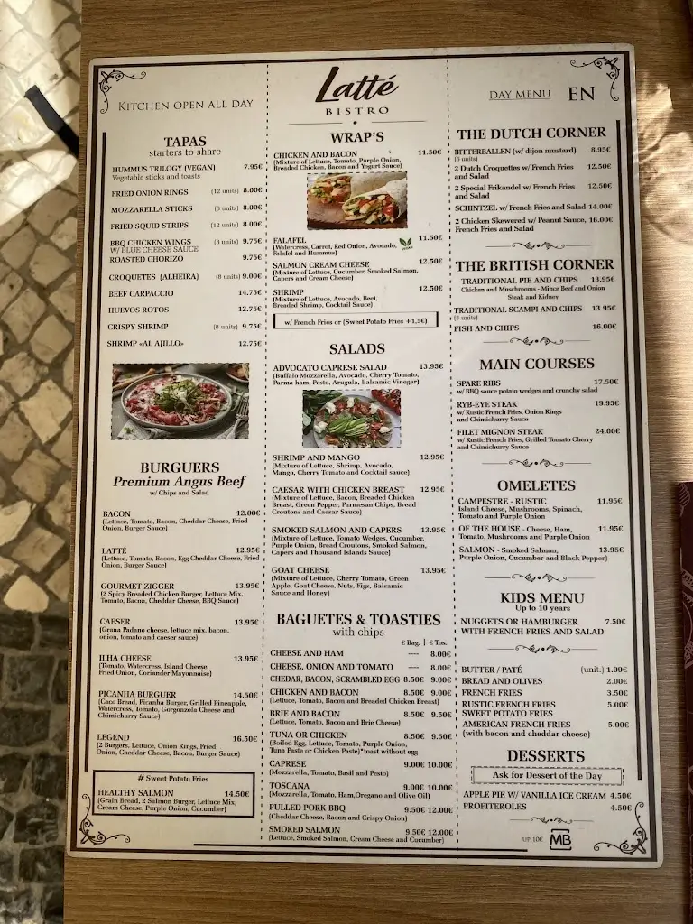 Menu_Bistro - Bar Latté_Vila Real de Santo António_image_1