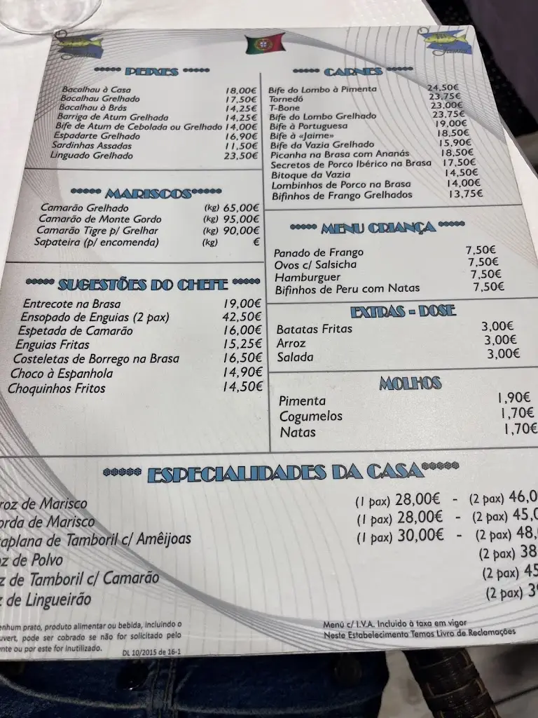 Menu_Restaurante O Jaime_Vila Real de Santo António_immagine_4