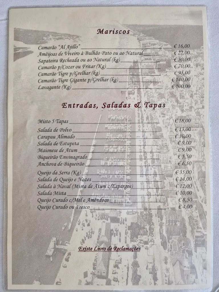 Menu_Restaurante da Associação Naval do Guadiana_Vila Real de Santo António_imagen_2