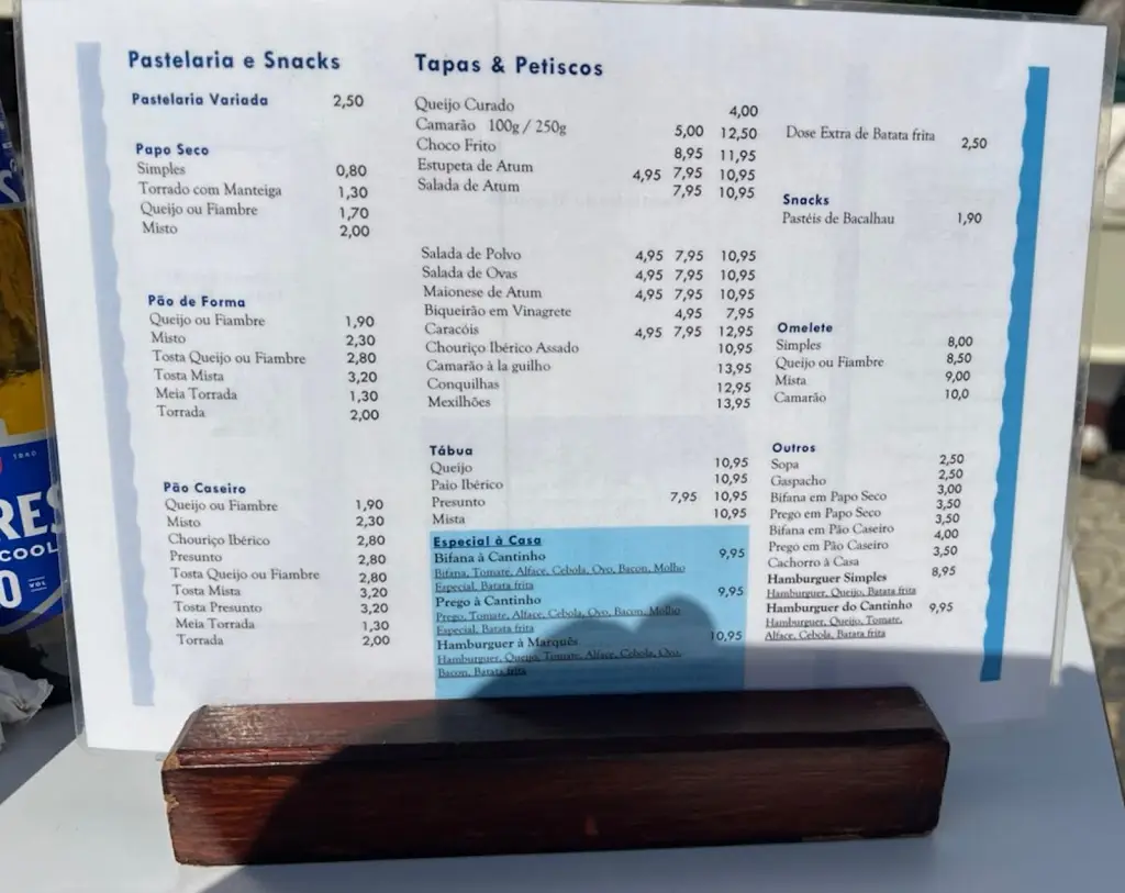 Menu_Cantinho Do Marquês_Vila Real de Santo António_imagen_4