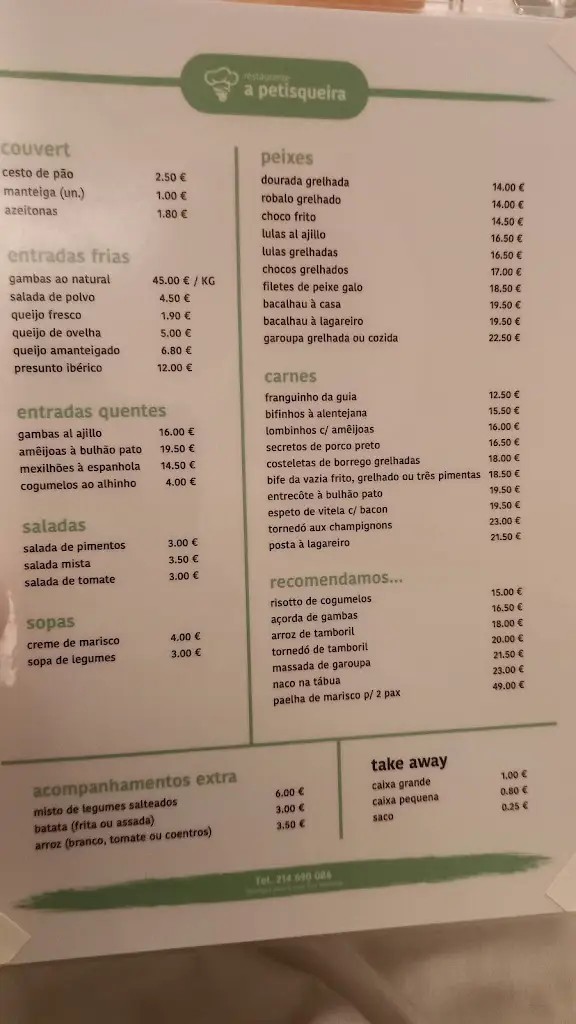 Menu_A Petisqueira_Alcabideche_image_1