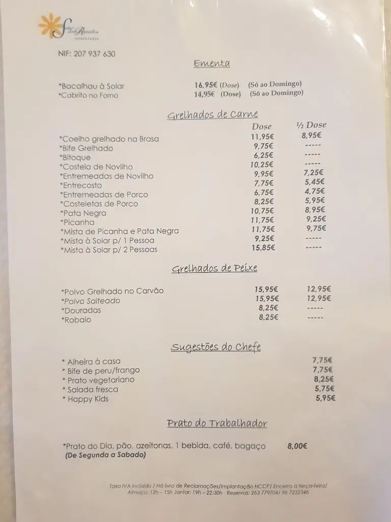 Menu_Solar dos Remédios_Aldeia Galega da Merceana_imagen_1