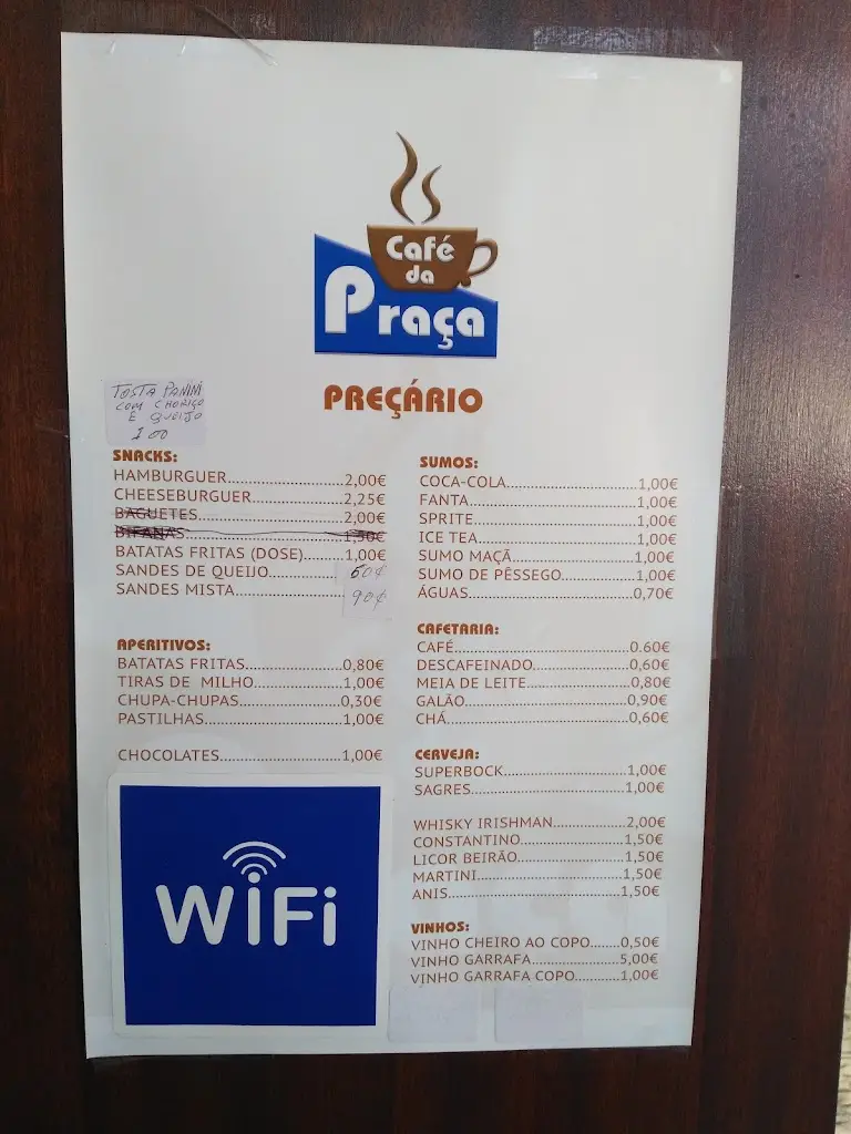 Menu_Café on the Plaza_Santa Cruz da Graciosa_immagine_1