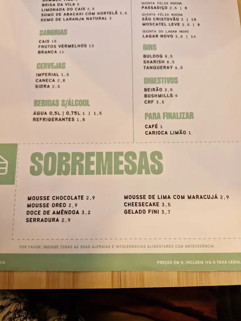 Menu_Cais do Rio Alenquer_Aldeia Gavinha_image_4