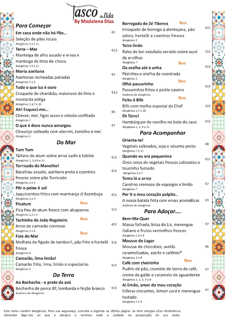 Menu_Tasco da Ilda By Cook2WINE_Alcoentre_immagine_1