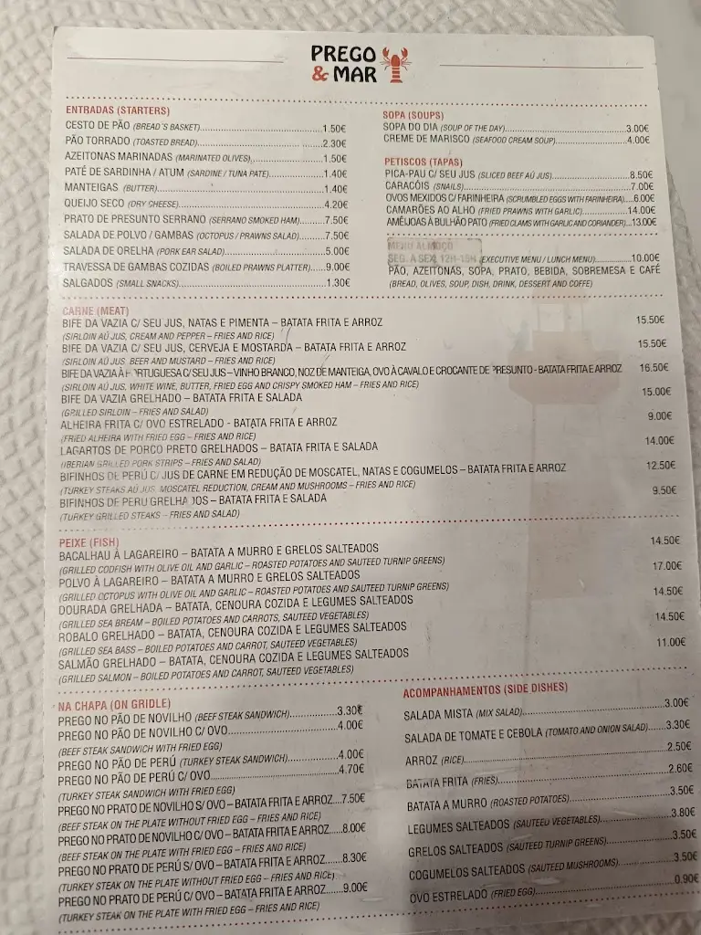Menu_Restaurante Prego & Mar_Algueirão_image_1
