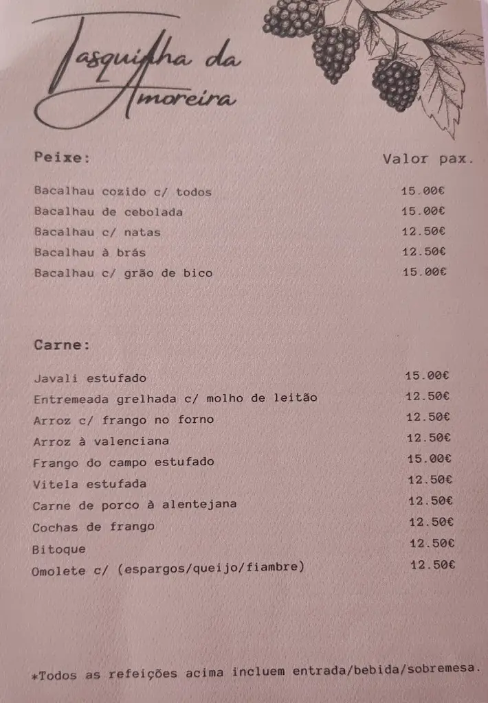 Menu_Tasquinha da Amoreira_Algodres_immagine_1