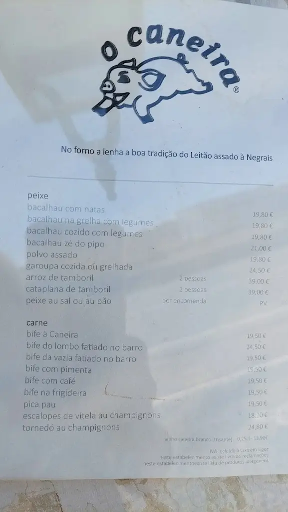 Menu_Restaurante O Caneira_Almargem_immagine_1