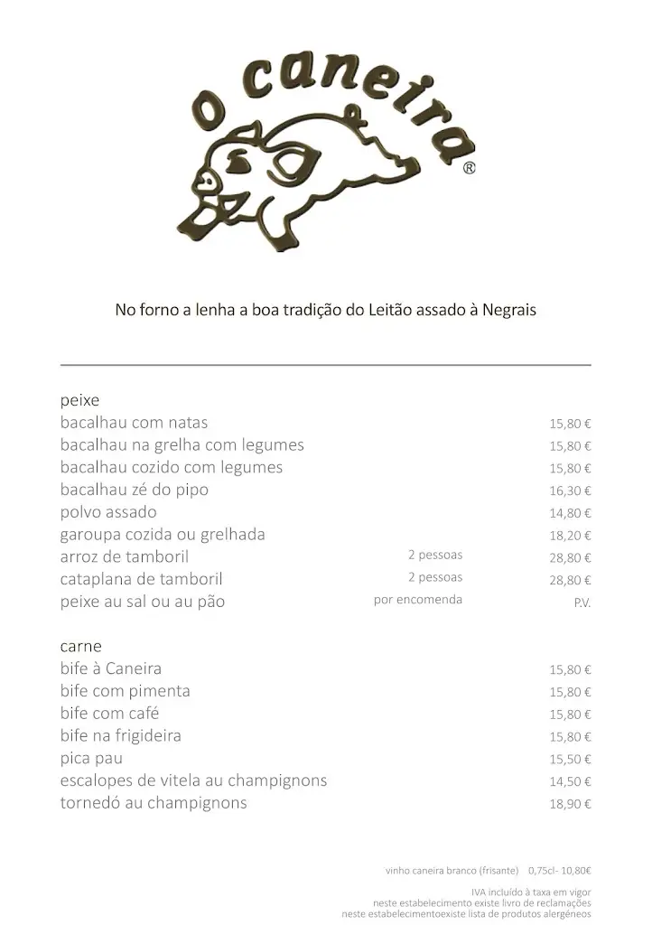 Menu_Restaurante O Caneira_Almargem_immagine_2