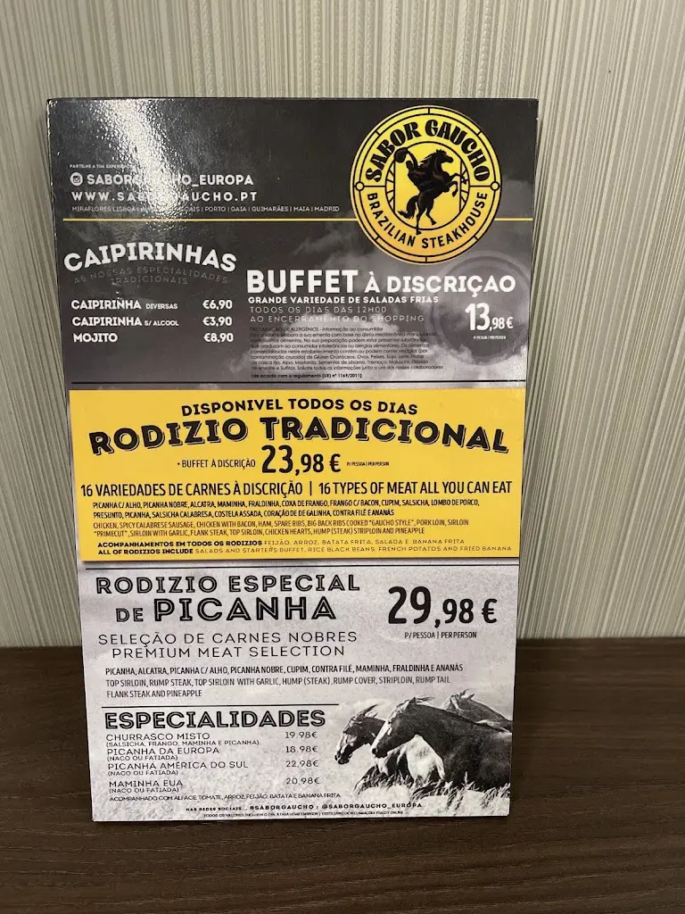 Menu_Sabor Gaucho Miraflores_Algés_image_3