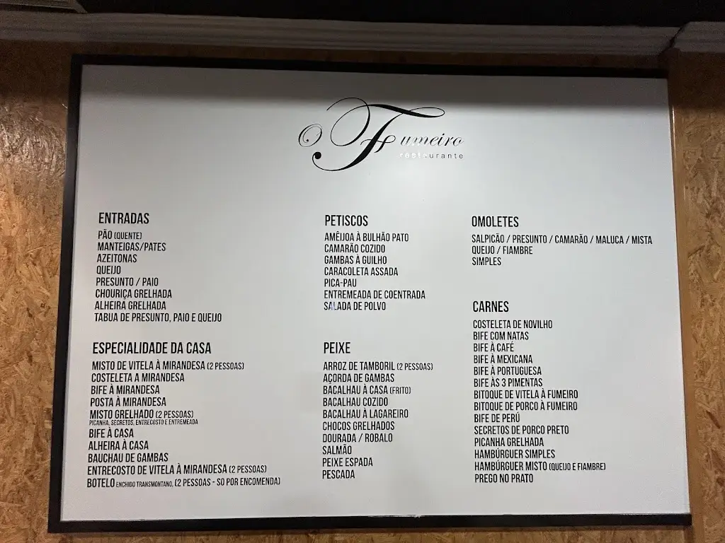 Menu_Restaurante O Fumeiro_Agualva_immagine_3