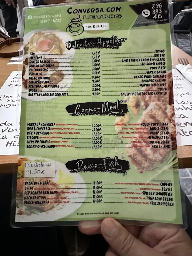 Menu_Conversation with Letters_Vila do Porto_immagine_3