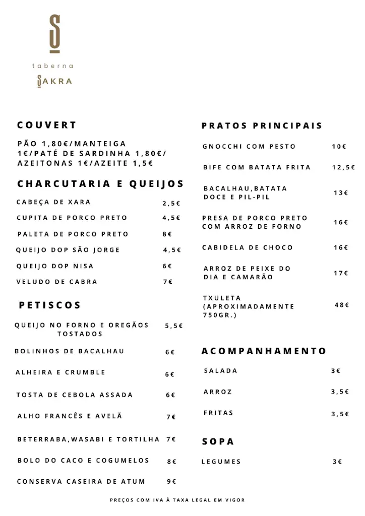 Menu_Taberna Sakra_Alverca da Beira_immagine_1