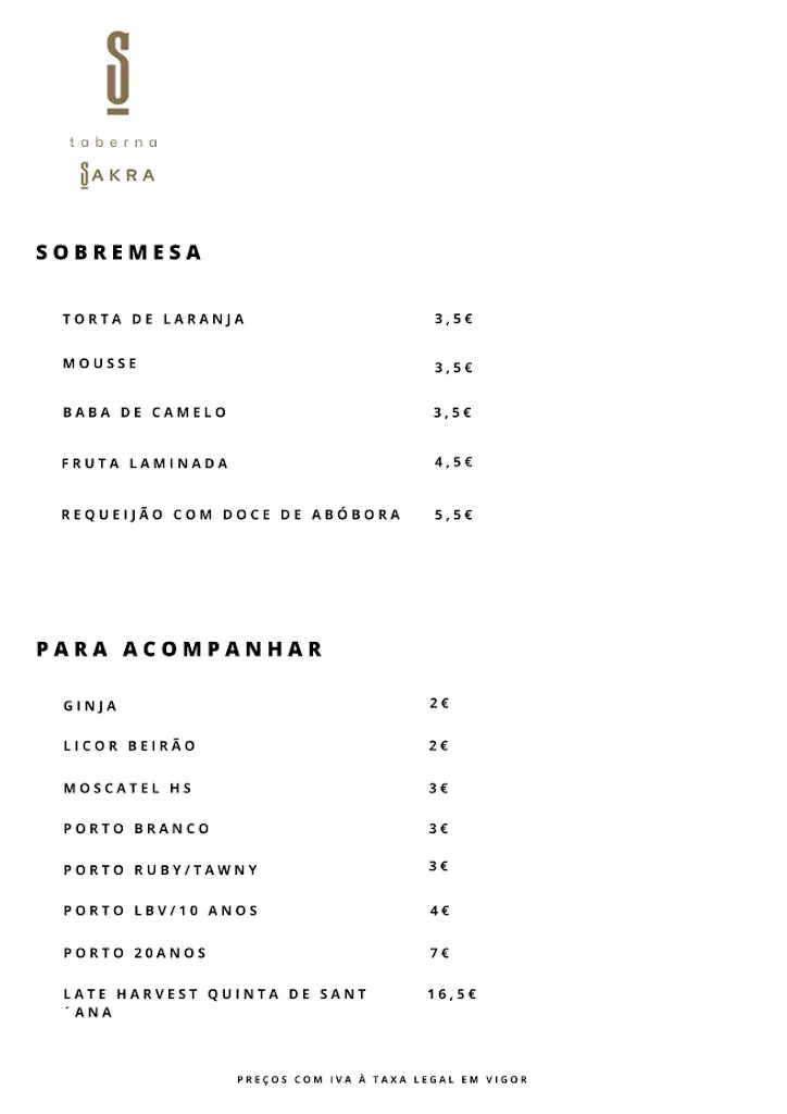 Menu_Taberna Sakra_Alverca da Beira_immagine_3