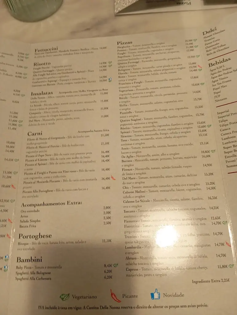 Menu_Cantina Della Nonna_Amadora_imagen_3