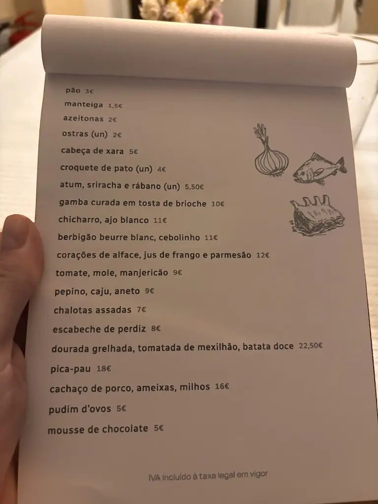 Menu_Turvo_Alto do Pina_immagine_1