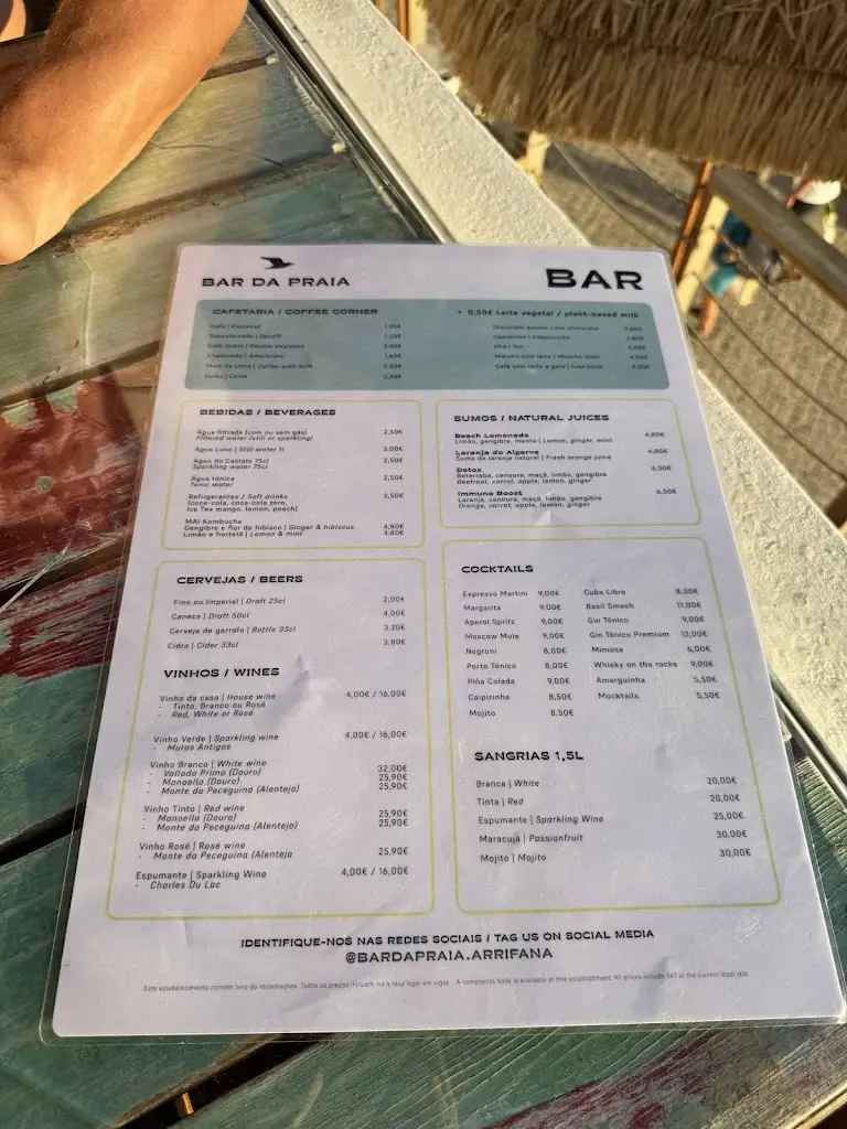 Menu_BAR DA PRAIA DA ARRIFANA_Arrifana_immagine_4