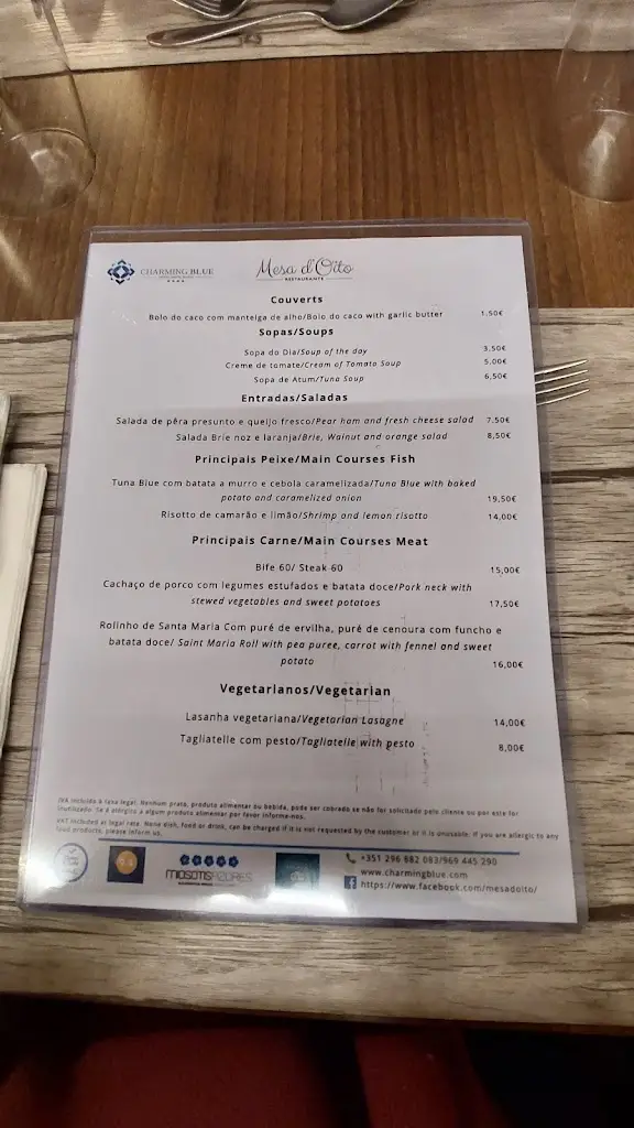 Menu_Mesa d'Oito_Vila do Porto_immagine_3