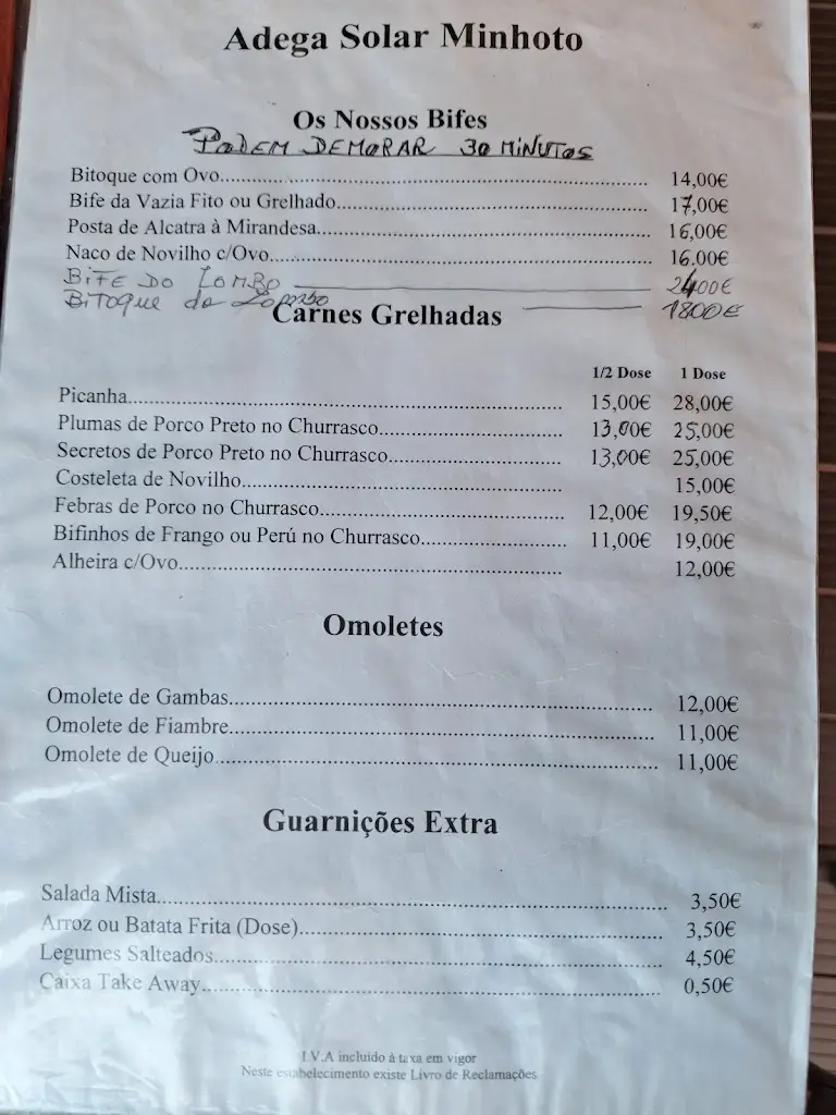 Menu_Adega Solar Minhoto_Alvalade_immagine_4