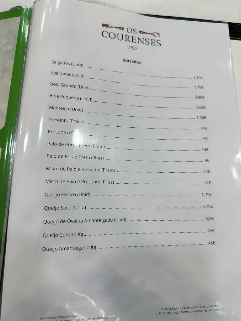 Menu_Os Courenses_Alvalade_immagine_3
