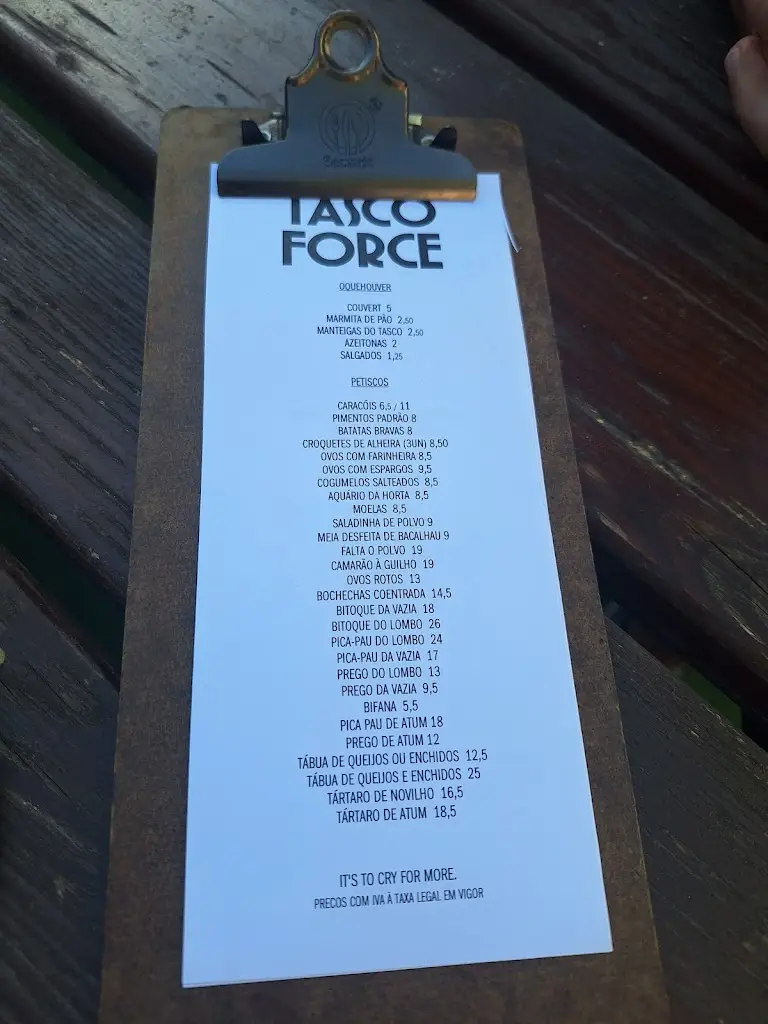 Menu_Tasco Force_Alvalade_image_2