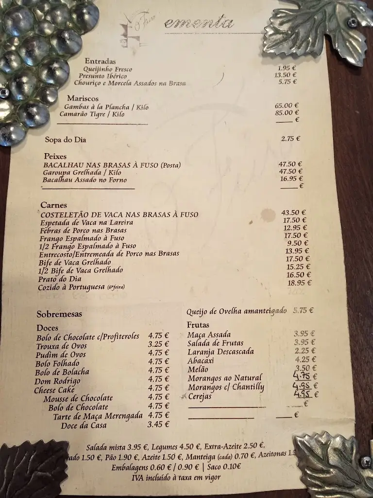 Menu_Restaurante O Fuso_Arruda Dos Vinhos_immagine_2