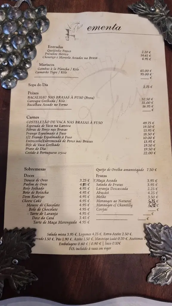 Menu_Restaurante O Fuso_Arruda Dos Vinhos_immagine_3
