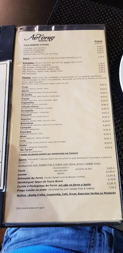 Menu_Restaurante Ao Forno_Arruda Dos Vinhos_immagine_3