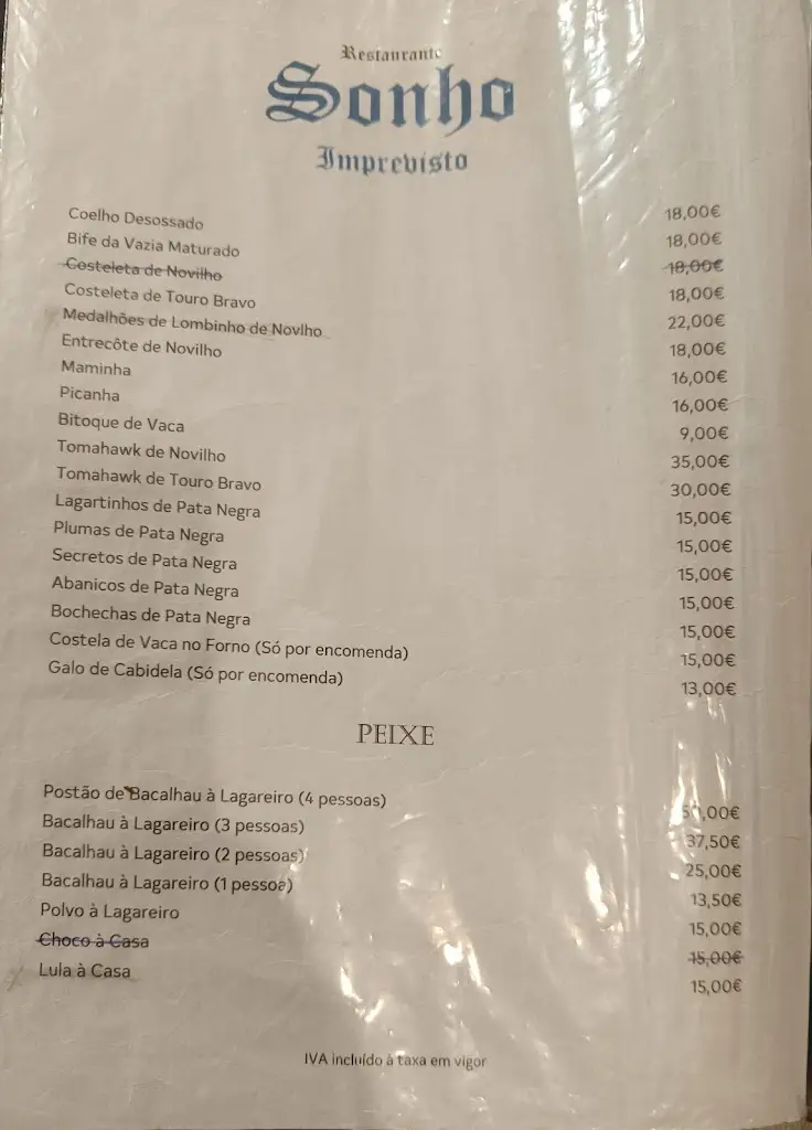 Menu_Sonho Imprevisto_Arruda Dos Vinhos_immagine_1