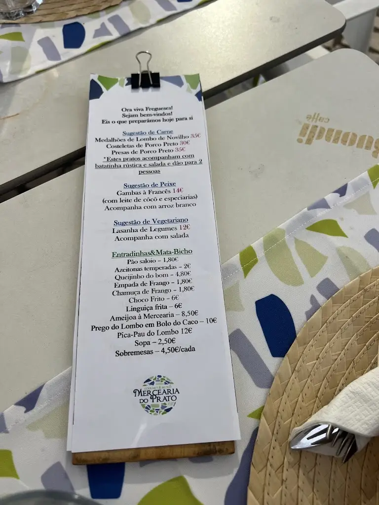 Menu_Restaurante Mercearia do Prato_Arruda Dos Vinhos_immagine_1