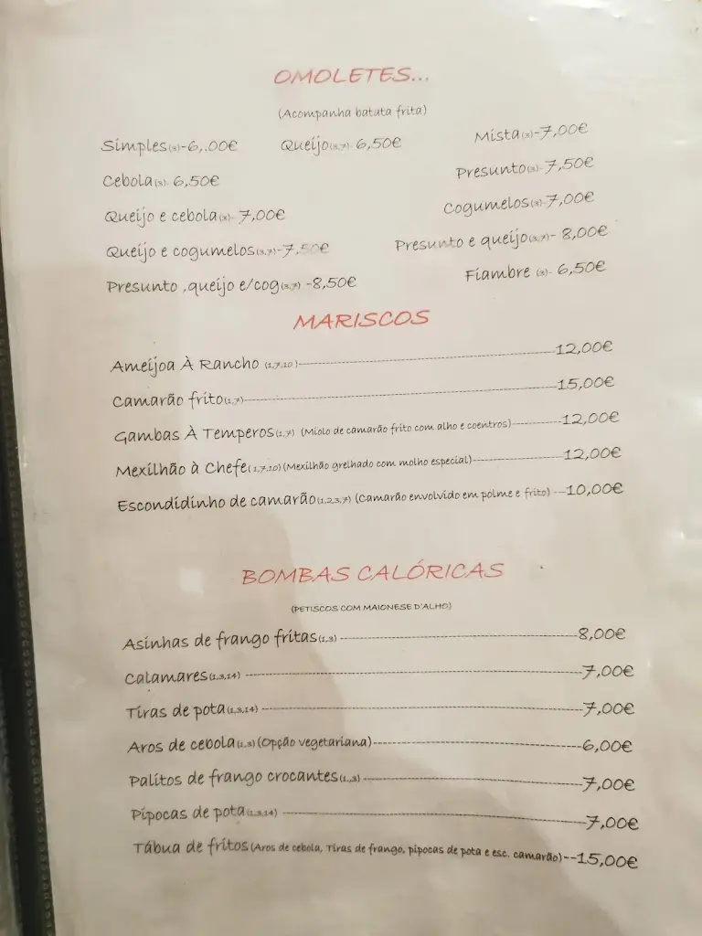 Menu_Restaurante Os Temperos do Rancho_Arruda Dos Vinhos_immagine_1