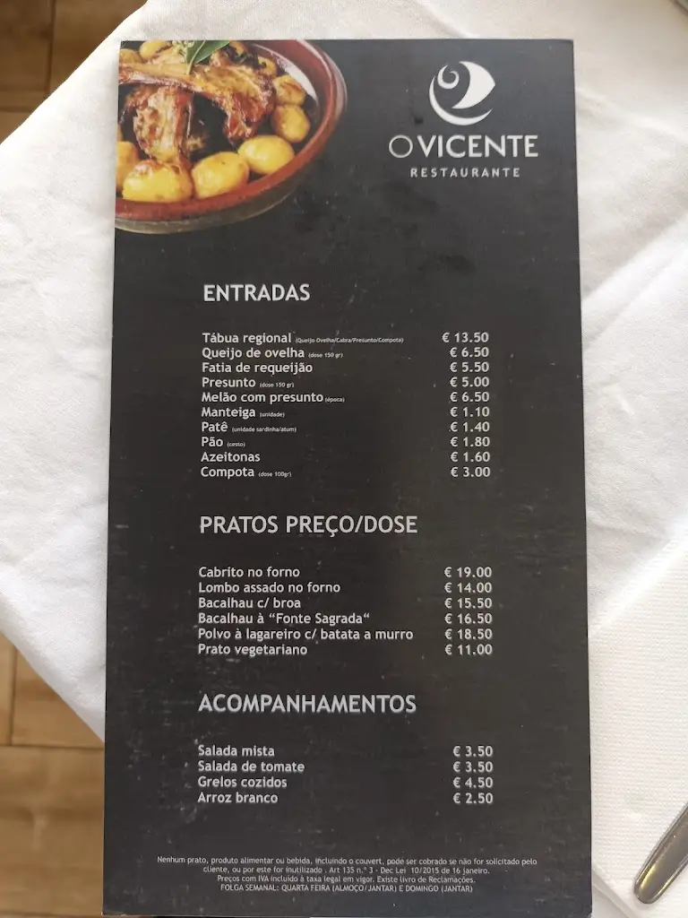 Menu_O Vicente_Alvoco da Serra_immagine_4