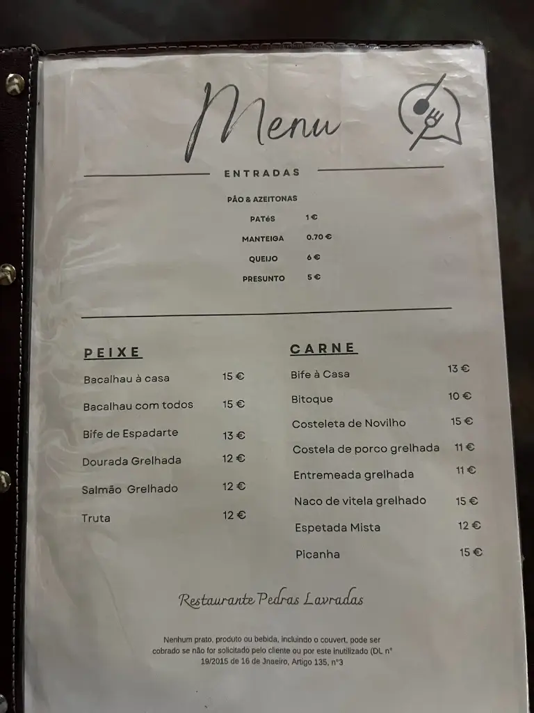 Menu_Pedras Lavradas_Alvoco da Serra_image_1