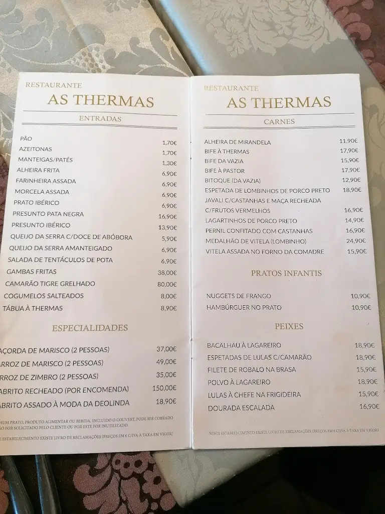 Menu_As Thermas_Alvoco da Serra_immagine_1