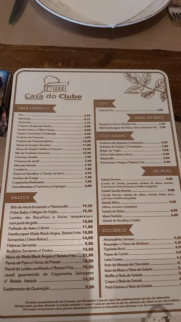 Menu_Casa do Clube_Alvoco da Serra_immagine_4