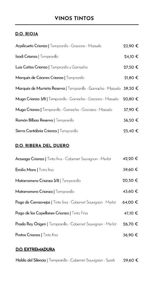 Menu_Genuinu’s, Petiscaria & Wine Bar_Aveiras de Baixo_immagine_1