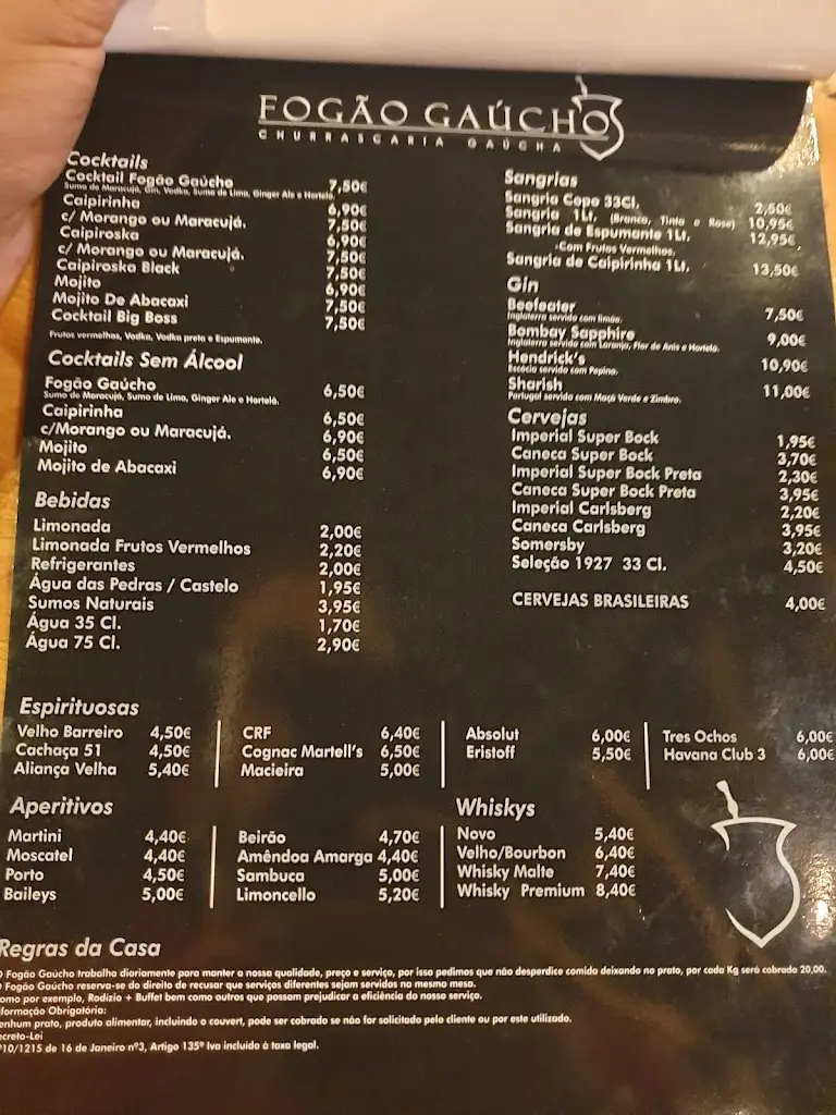 Menu_Fogão Gaúcho Alverca_Alverca do Ribatejo_imagen_4