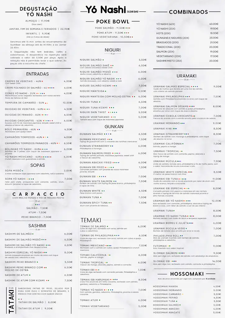 Menu_Yó Nashi Sushi Bar (Alverca)_Alverca do Ribatejo_immagine_2