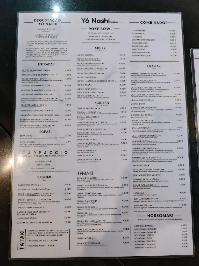 Menu_Yó Nashi Sushi Bar (Alverca)_Alverca do Ribatejo_immagine_3