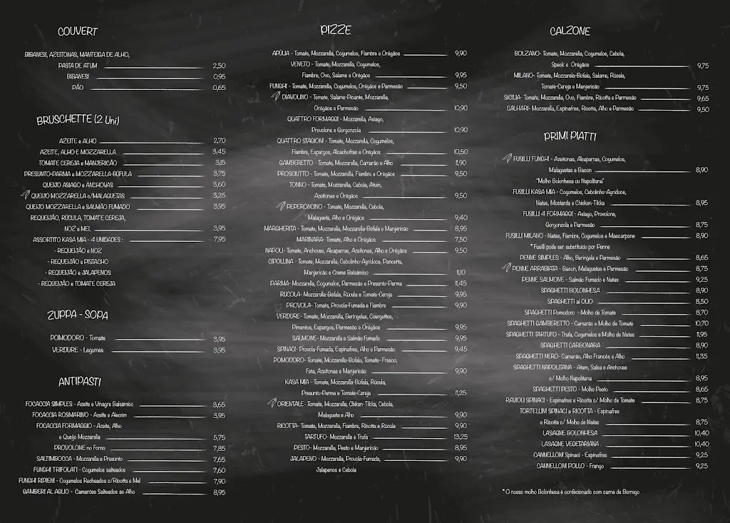 Menu_Kasa Mia_Ameixoeira_immagine_1