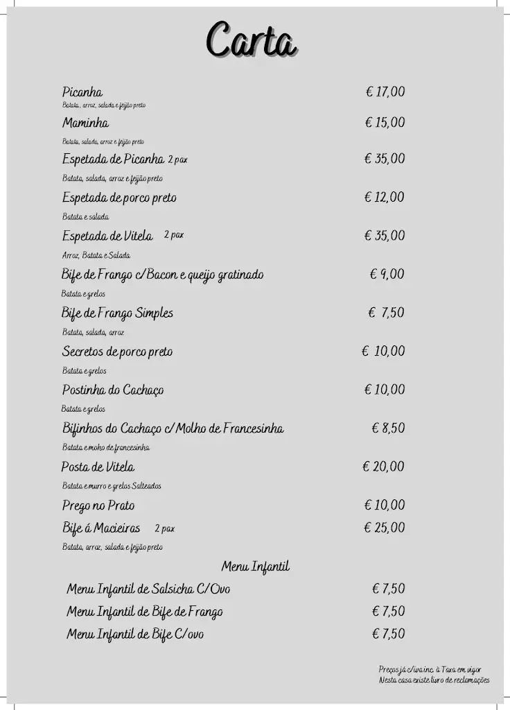 Menu_Restaurante Retiro das Macieiras_Arcozelo_immagine_3