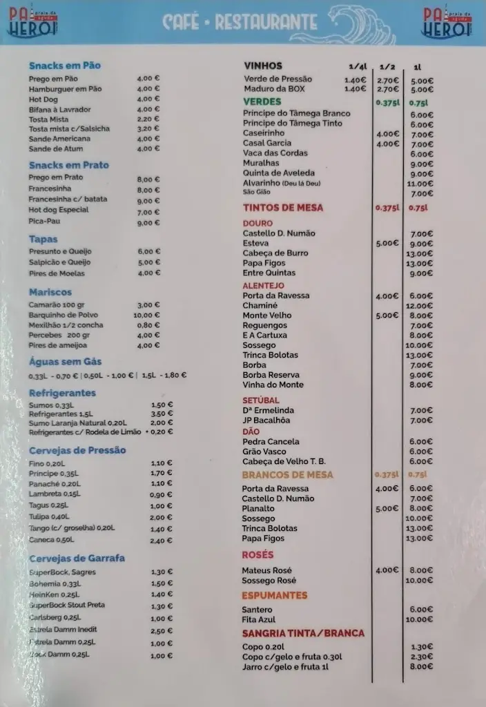 Menu_Café Pai Herói_Arcozelo_imagen_1