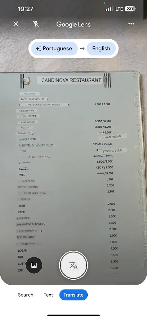 Menu_Restaurante Candinova_Arcozelo_immagine_3