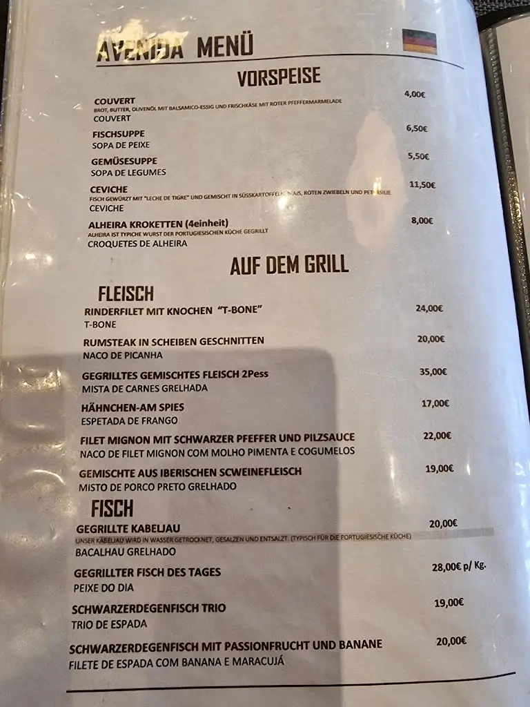 Menu_AVENIDA GastroPub & Grill_Avelãs da Ribeira_imagen_2