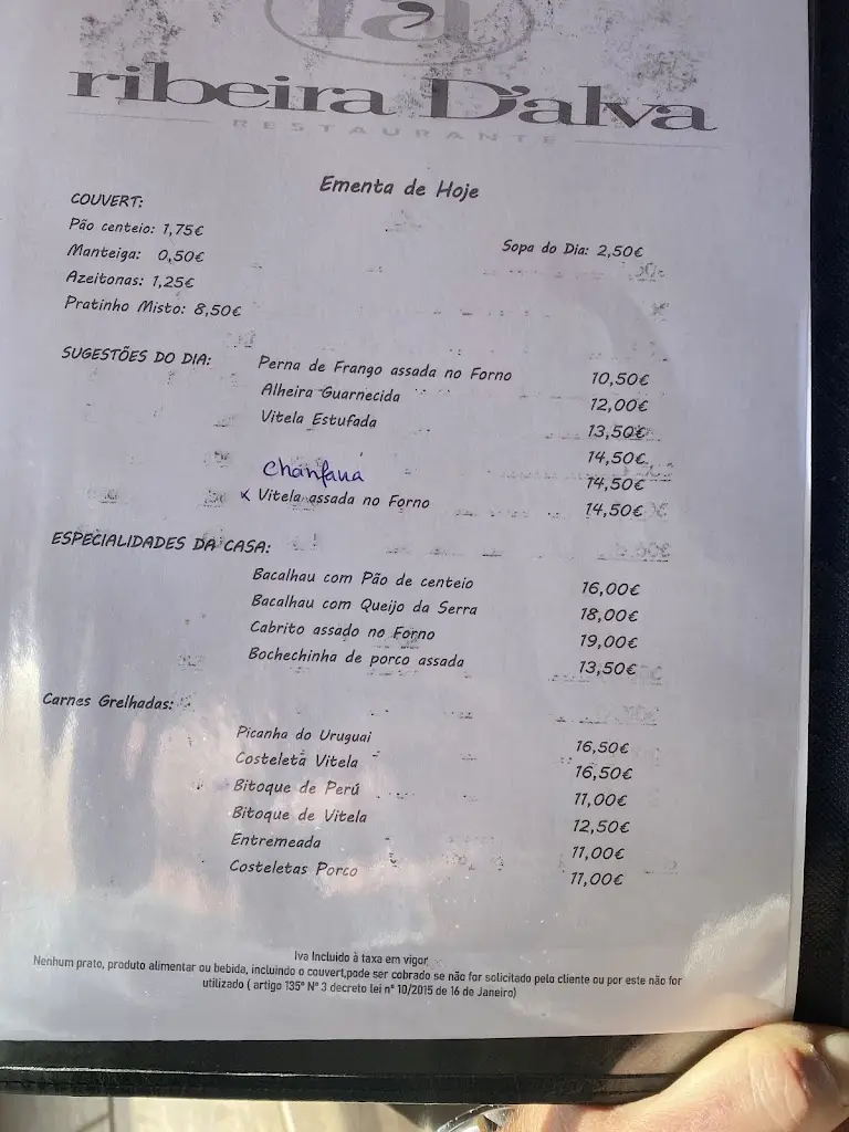 Menu_Restaurante Ribeira d'Alva_Avelãs da Ribeira_image_1