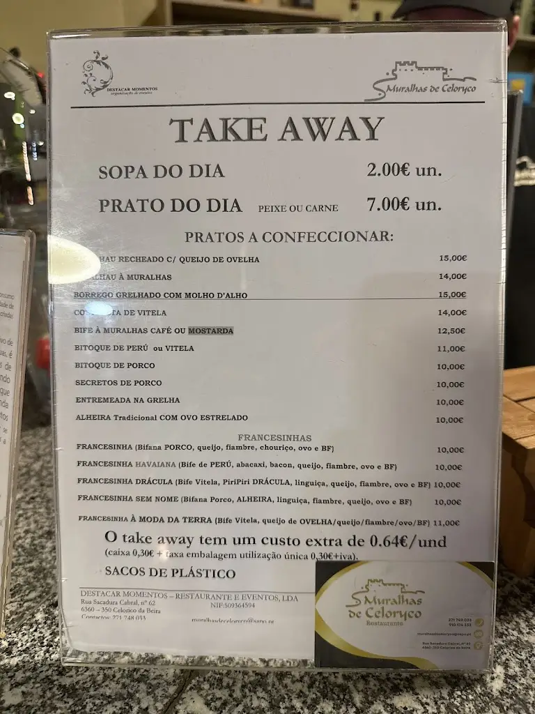 Menu_Muralhas de Celorico_Baraçal_immagine_3