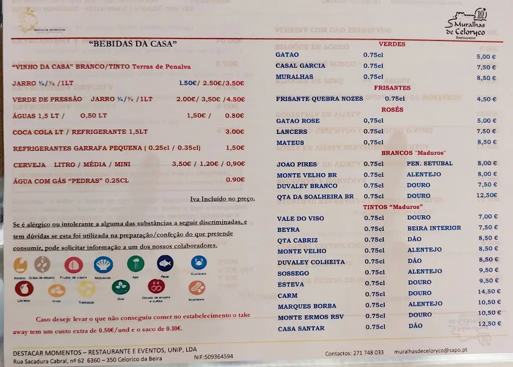 Menu_Muralhas de Celorico_Baraçal_immagine_4