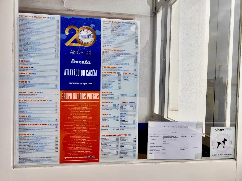 Menu_Rui dos Pregos-Campo Atlético Cacém_Cacem_immagine_2