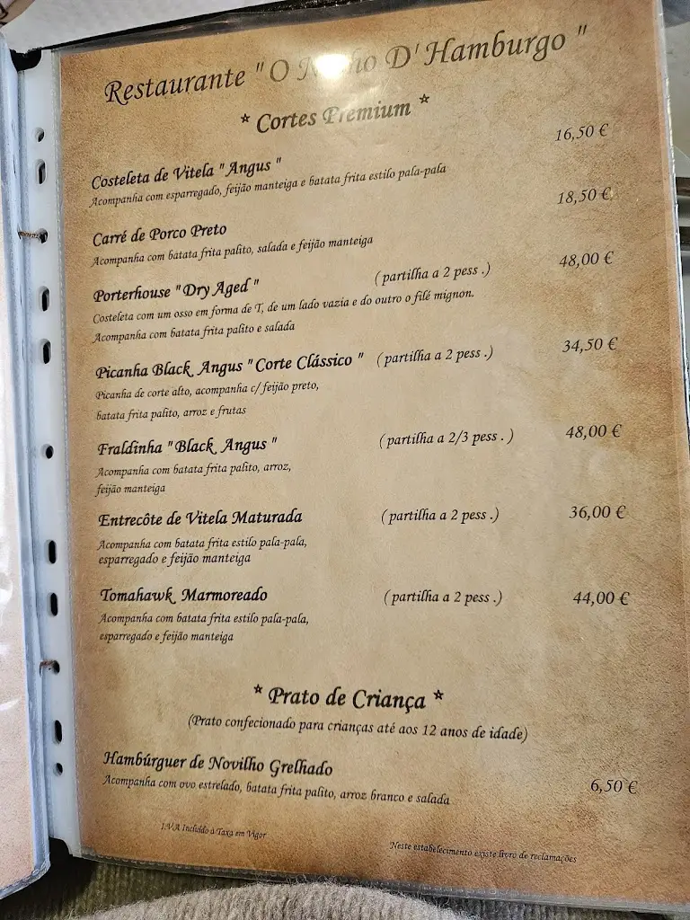 Menu_Restaurante Ninho D' Hamburgo_Calhandriz_immagine_3