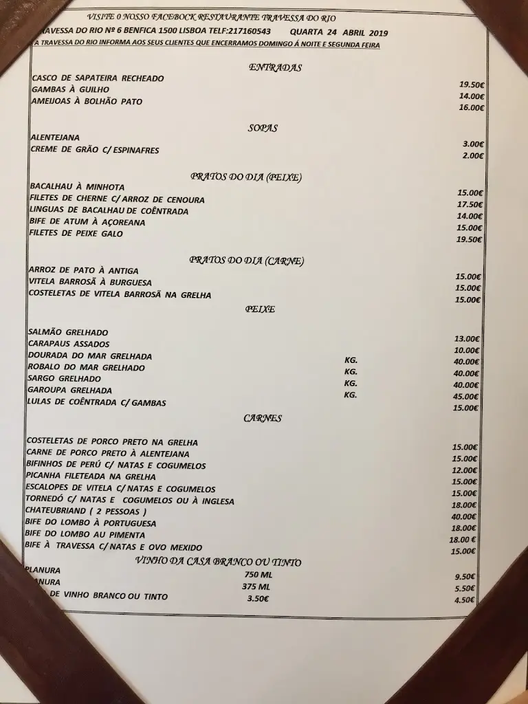 Menu_A Travessa do Rio_Benfica_imagen_3